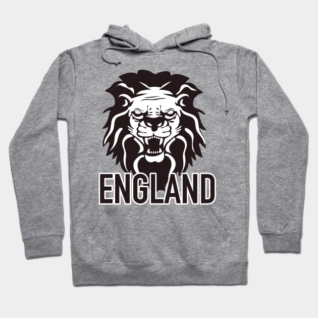 England roaring Lion logo Hoodie by nickemporium1